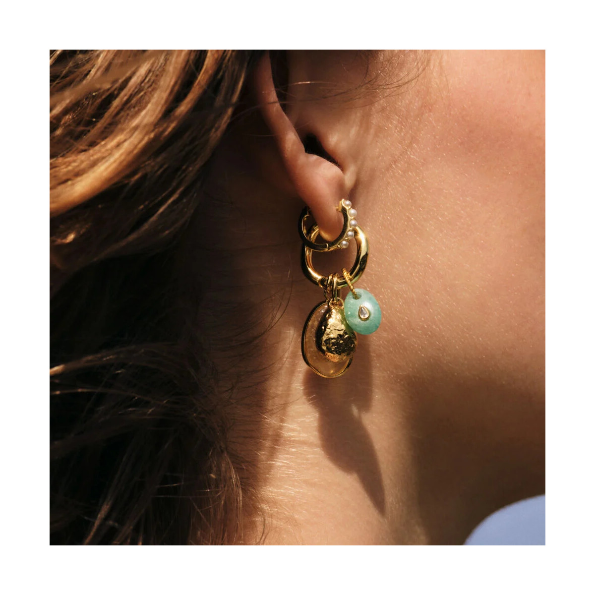 Colgante Amazonita Talismans AGATHA PARIS