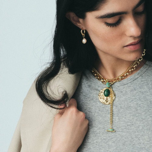 Colgante Amazonita Talismans AGATHA PARIS