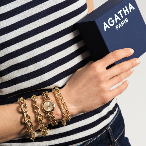 Pulsera de cadena ESLABÓN PALMERA AGATHA PARIS