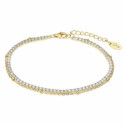 Pulsera rivier doble LOTUS SILVER