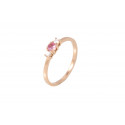 Argyor Anillo Diamantes Zafiro Rosa