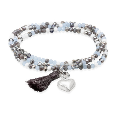Pulsera Zen Hielo Corazón Marina Garcia