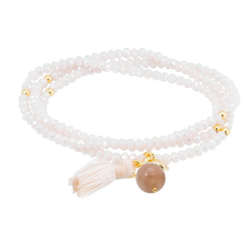 Pulsera Zen Color Nude Agatha Rosa