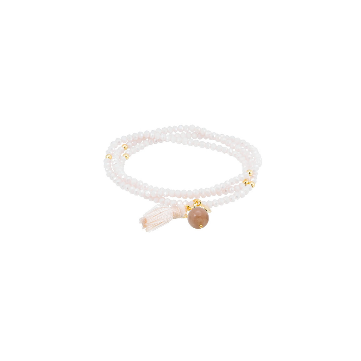 Pulsera Zen Color Nude Agatha Rosa