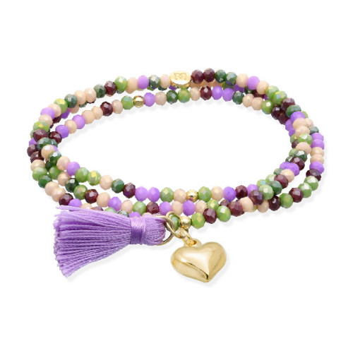 Pulsera ZEN PROVENZA con corazón Marina Garcia
