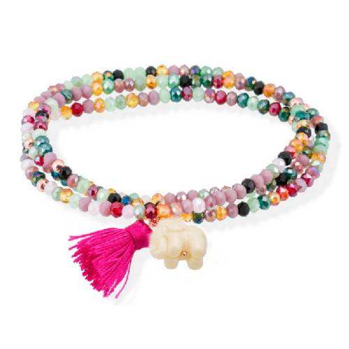 Marina Garcia Pulsera Zen Multicolor Elefante