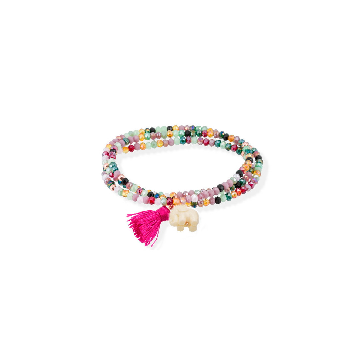 Marina Garcia Pulsera Zen Multicolor Elefante