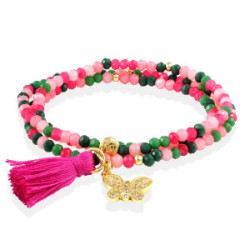 Pulsera Zen Fucsia MARINA GARCIA