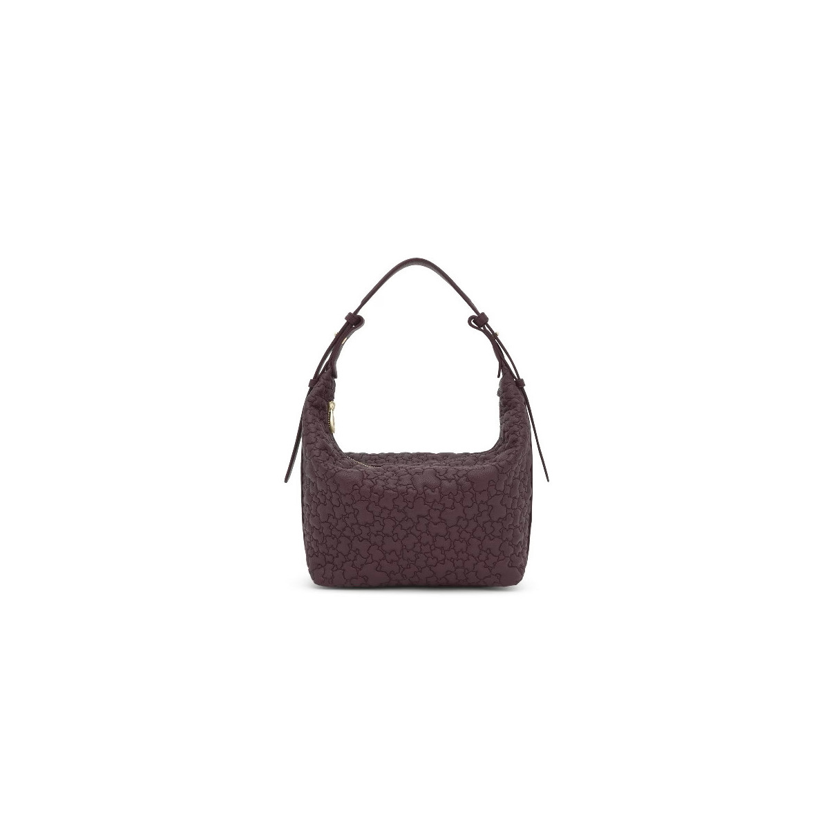 Bolso de hombro mediano burdeos TOUS Puffy bear