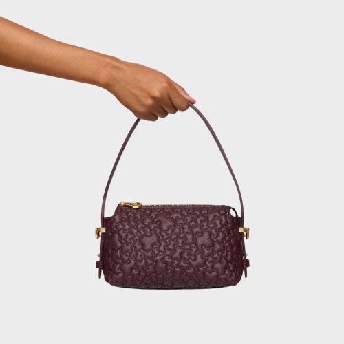 Mini bolso burdeos TOUS Puffy Bear
