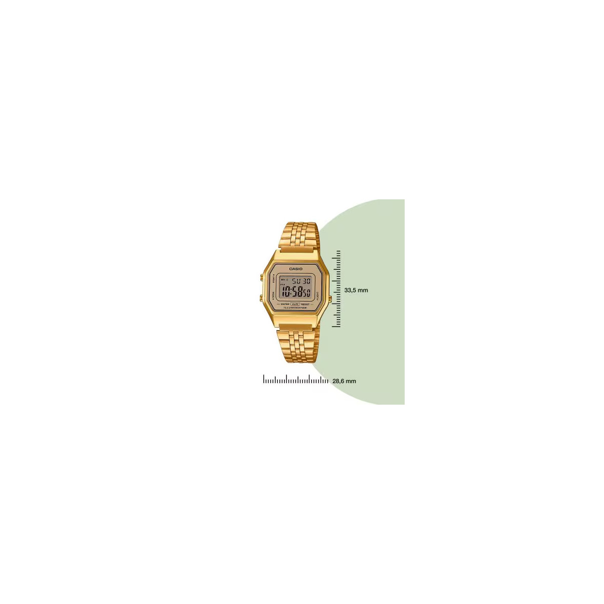 Casio Digital Vintage Dorado