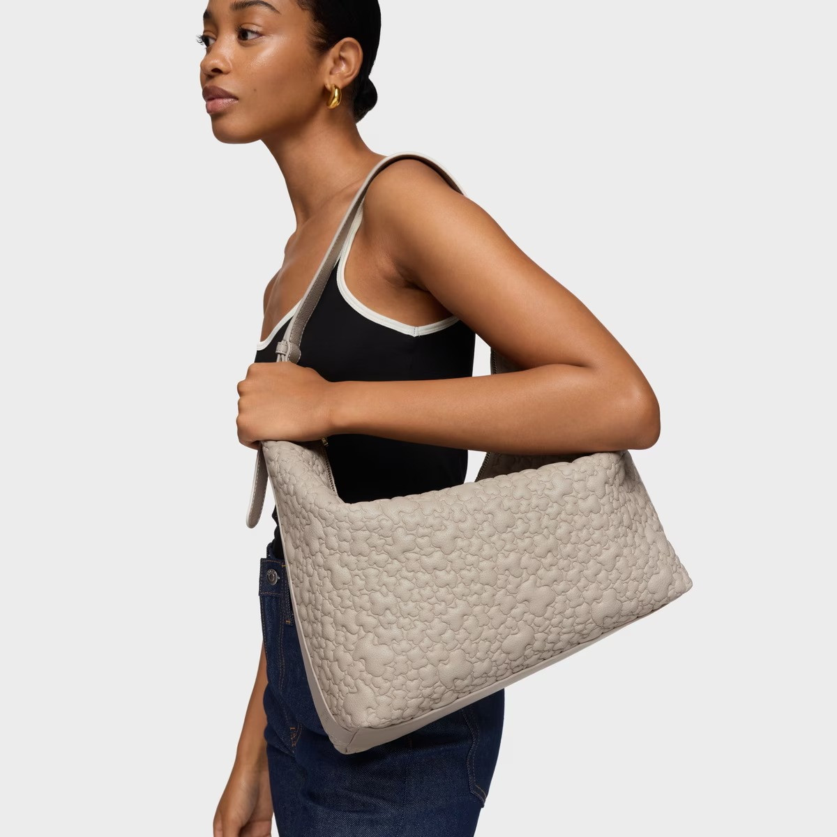 Bolso de hombro grande topo TOUS Puffy bear