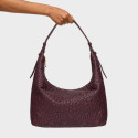 Bolso de hombro grande burdeos TOUS Puffy bear