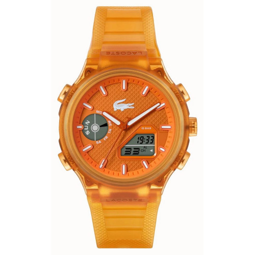 Reloj multifuncion naranja LACOSTE