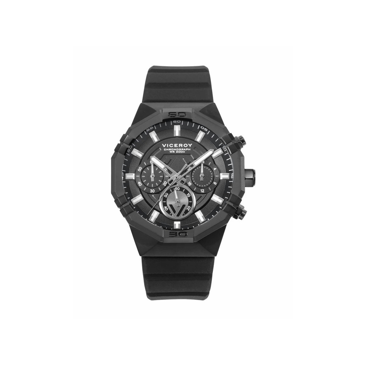 Reloj cronógrafo acero - negro VICEROY