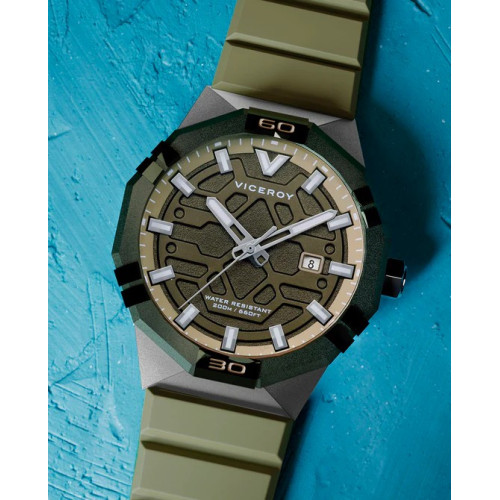 Reloj bicolor acero - verde VICEROY
