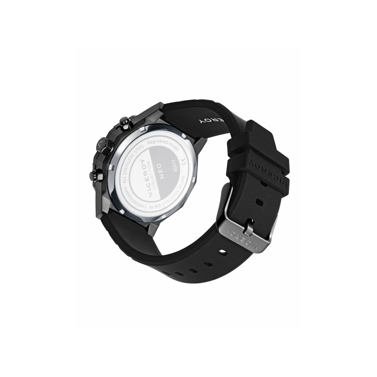 Reloj cronógrafo acero - negro VICEROY