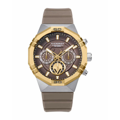 Reloj cronógrafo beige - dorado VICEROY