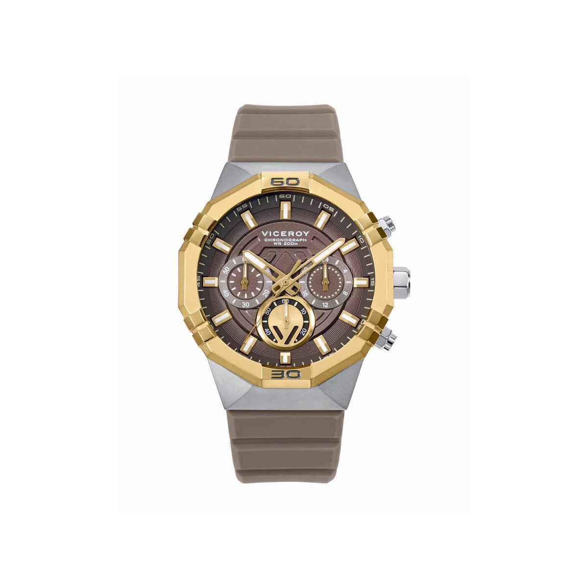 Reloj cronógrafo beige - dorado VICEROY