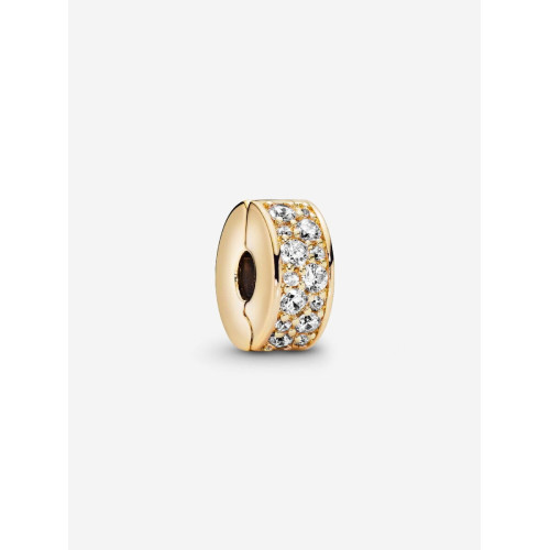 Charm de Clip Pavé TransparentePANDORA