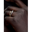 Anillo Pandora Entrelazado Dos Tonos - 163262C00