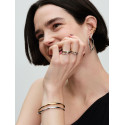 Anillo Pandora Entrelazado Dos Tonos - 163262C00