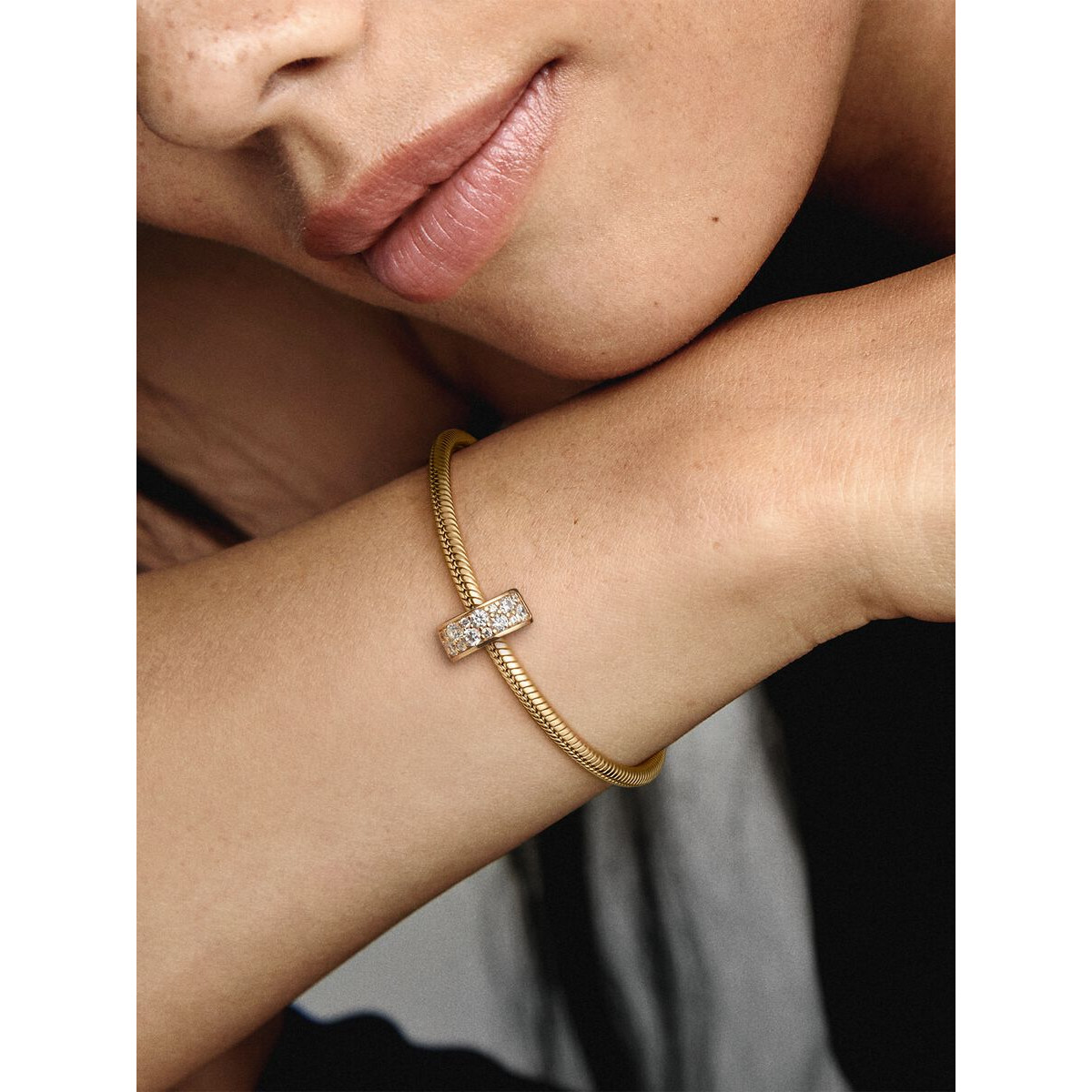 Charm de Clip Pavé TransparentePANDORA