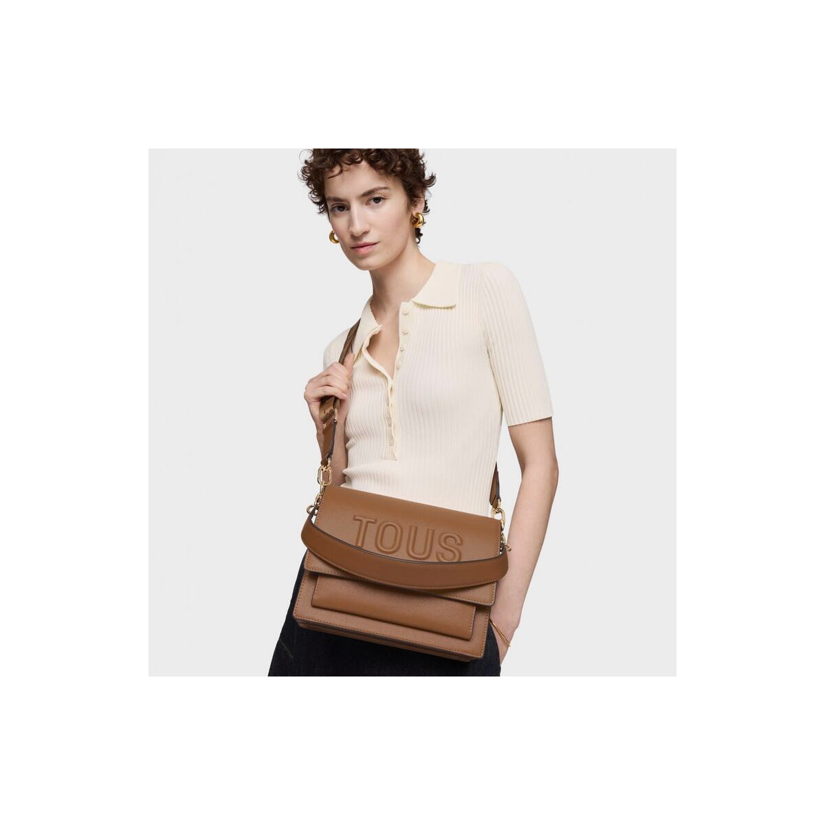 Bandolera mediana Audree camel TOUS Brenda