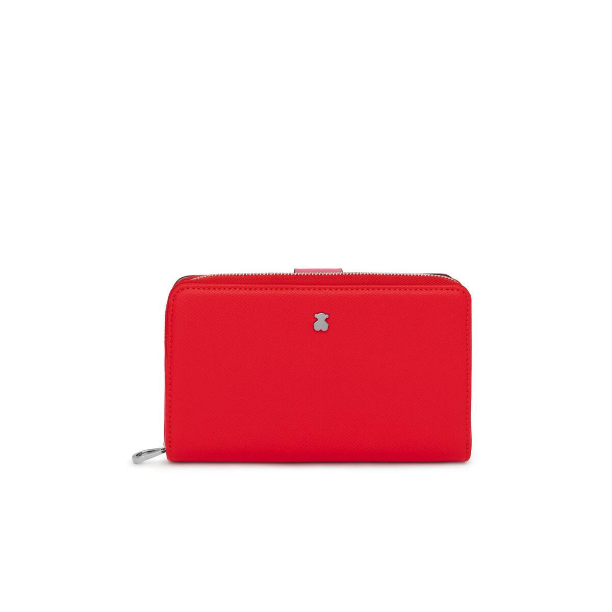 Billetera mediana roja TOUS New Dubai Saffiano