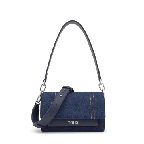 Bandolera pequeña azul TOUS Audree denim