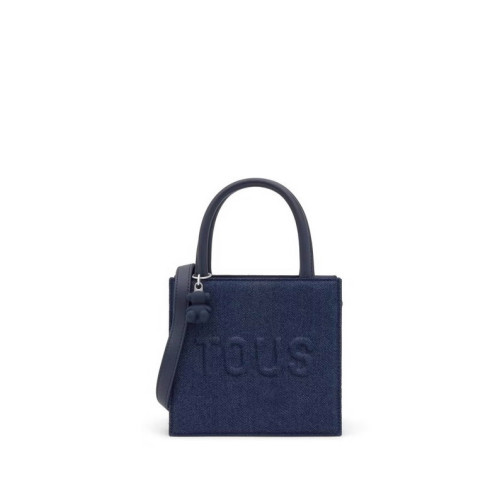 Bolso mini cube azul TOUS Brenda Denim