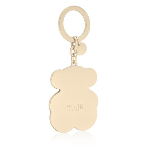 Llavero TOUS bear waves topo - dorado personalizable