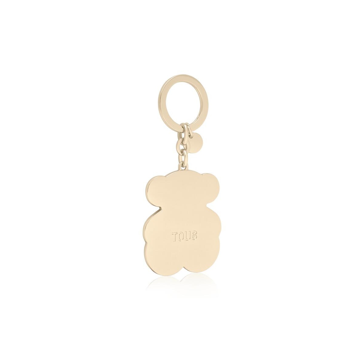 Llavero TOUS bear waves topo - dorado personalizable