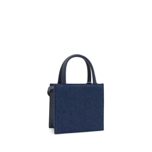 Bolso mini cube azul TOUS Brenda Denim