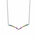 Collar multicolor LOTUS SILVER