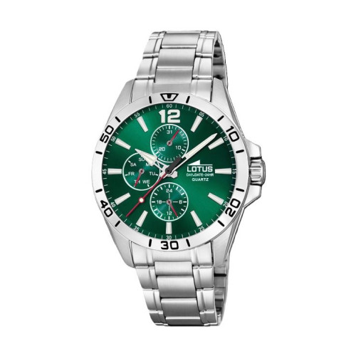 Reloj multifunción verde LOTUS