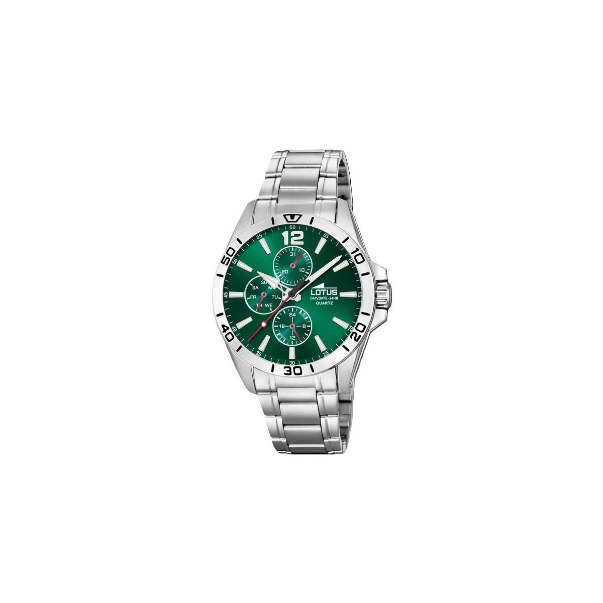 Reloj multifunción verde LOTUS