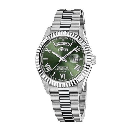 Reloj verde LOTUS