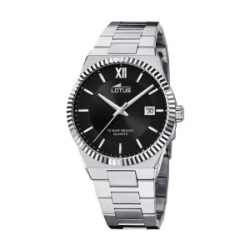 Reloj esfera negra LOTUS