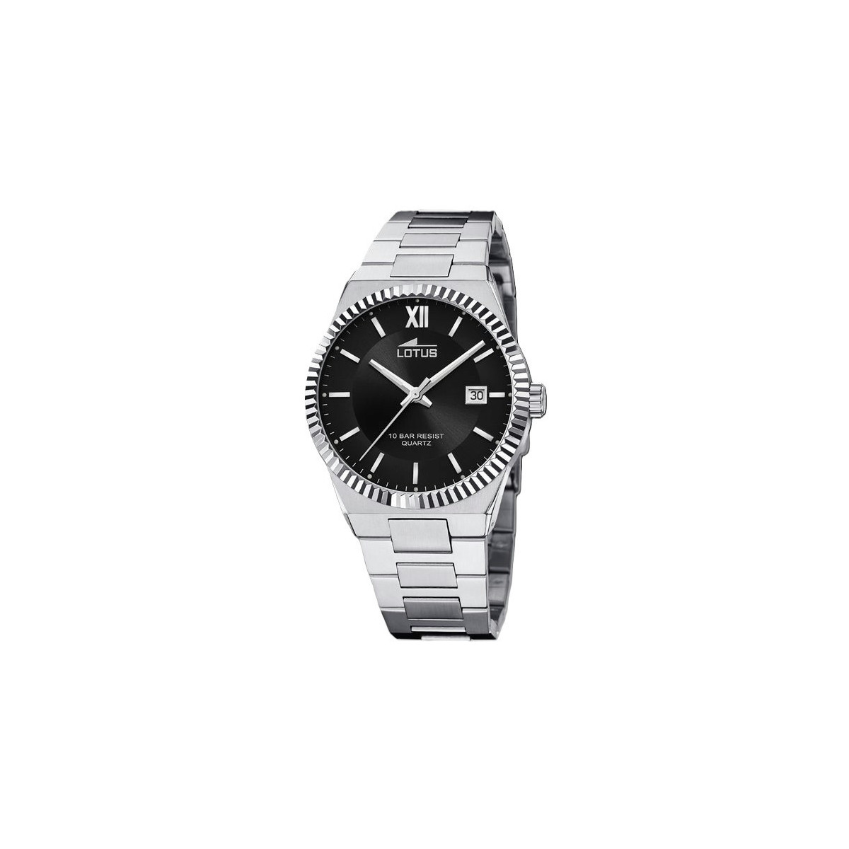 Reloj esfera negra LOTUS