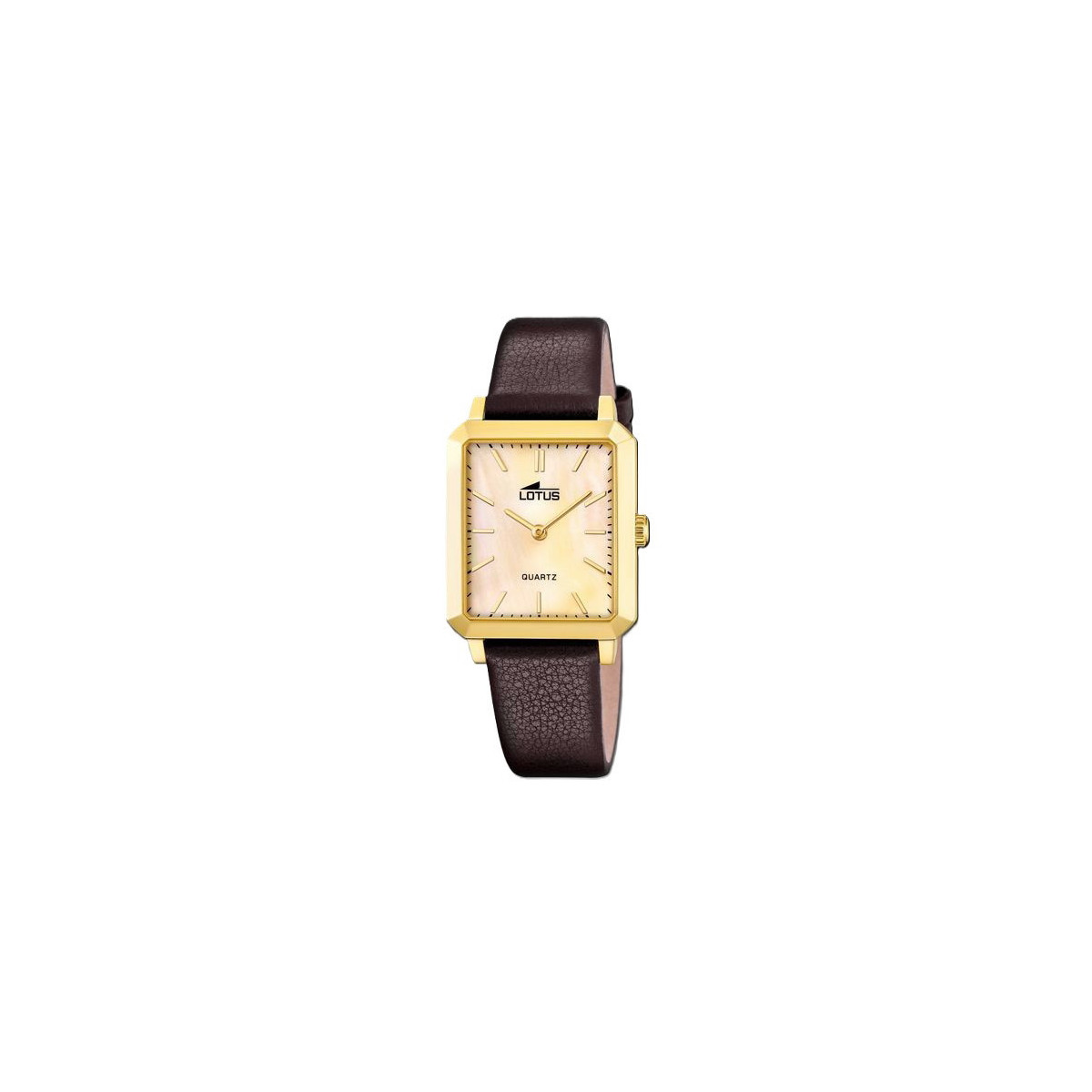 Reloj cuadrado mujer dorado LOTUS