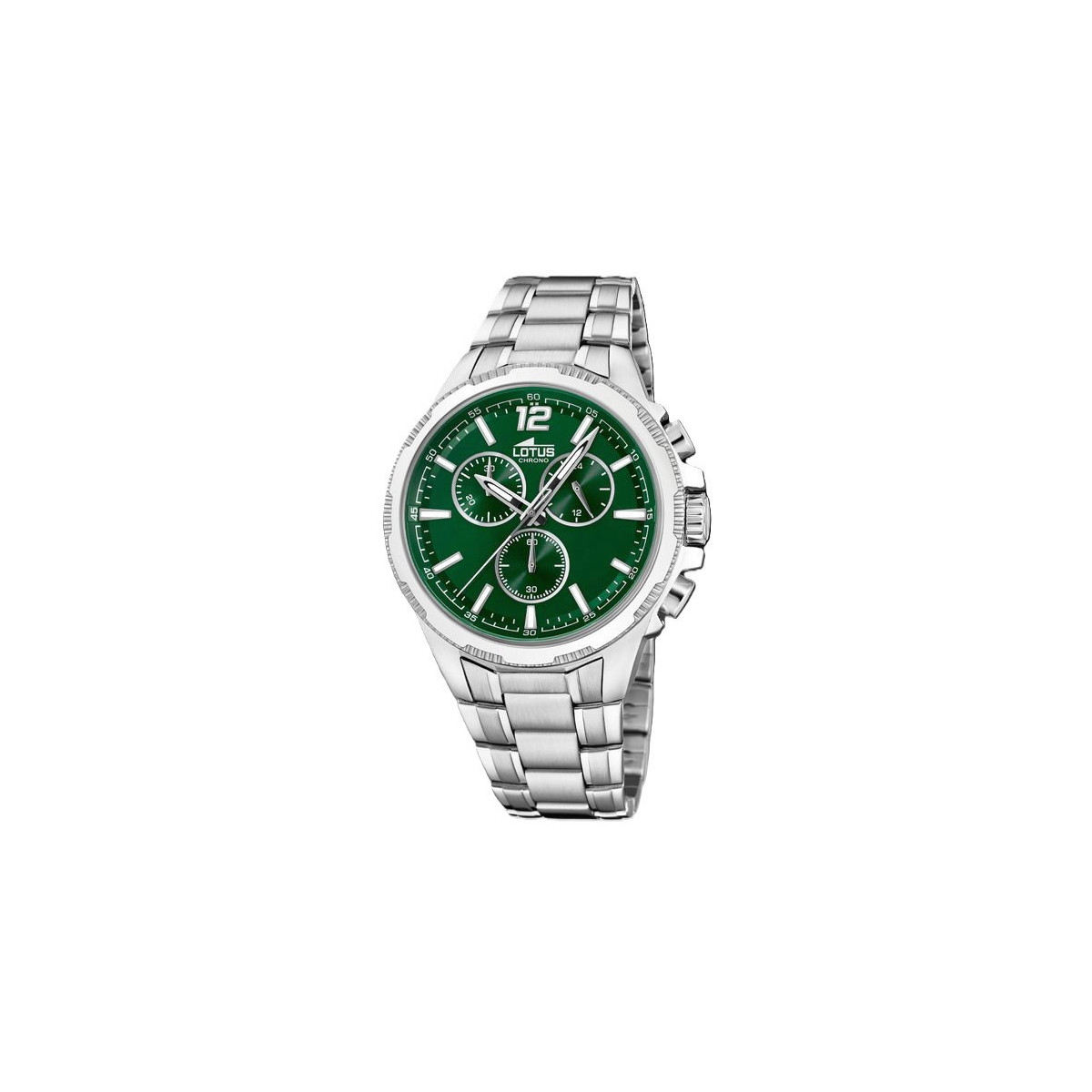Reloj hombre verde cronógrafo LOTUS