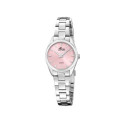 Set reloj y pulsera esfera rosa mujer LOTUS