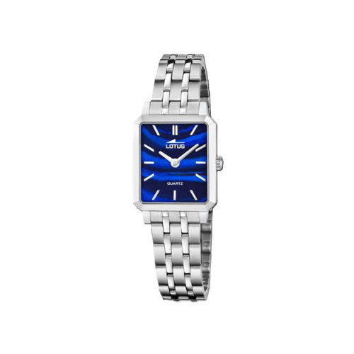 Set de reloj y pulsera mujer esfera azul LOTUS