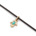 Pulsera Ser Único Mano de Fátima Dorada