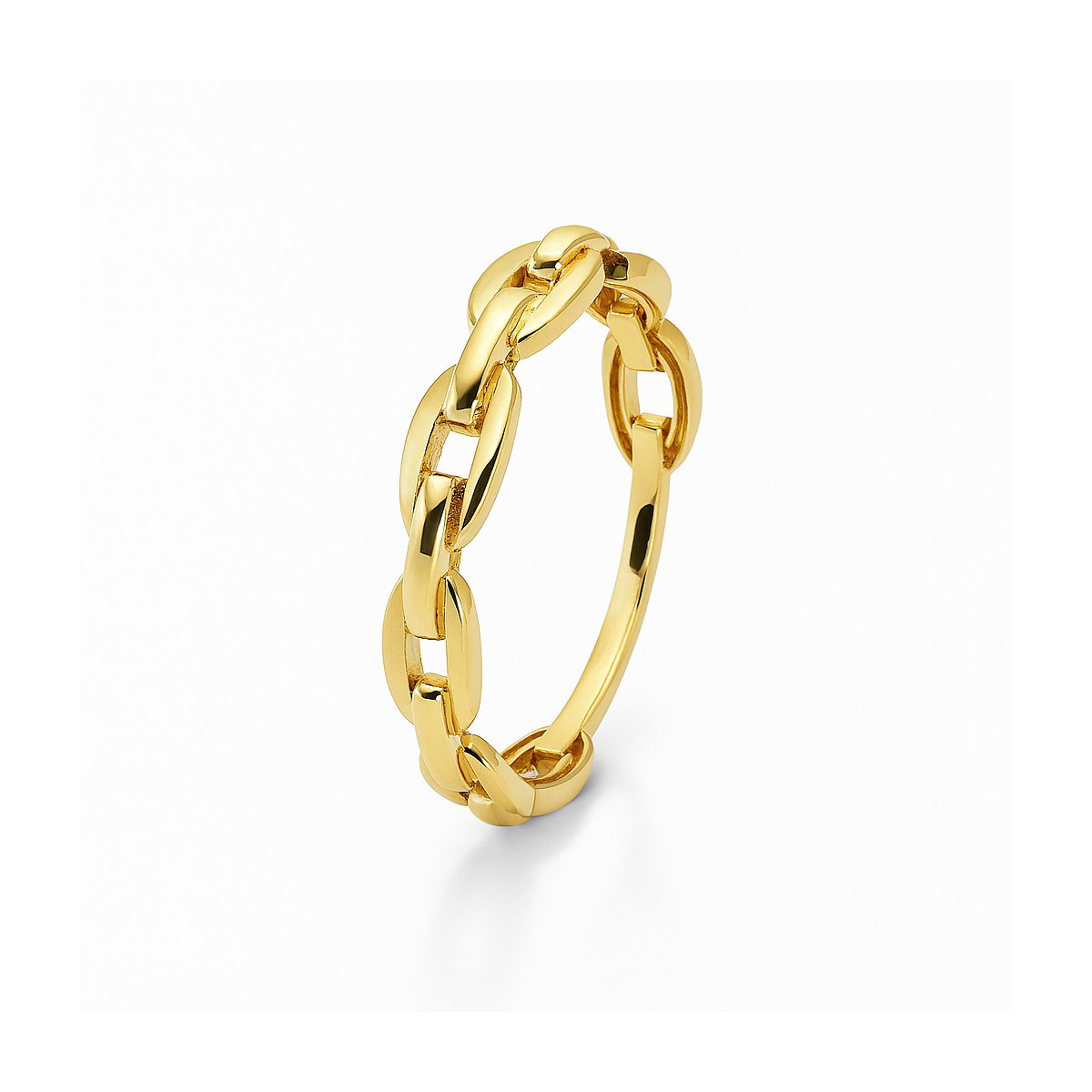 Anillo eslabón en oro amarillo de 9K - RG4176