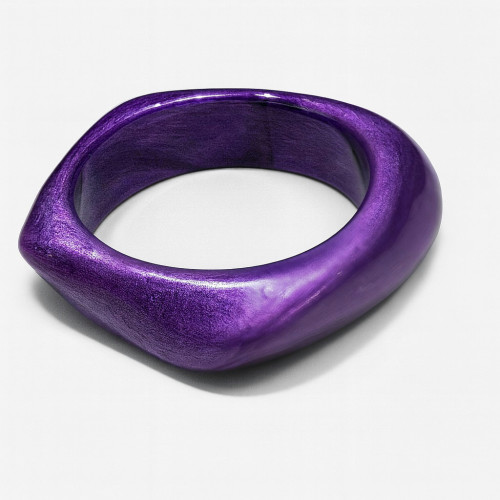 Brazalete morado iridiscente
