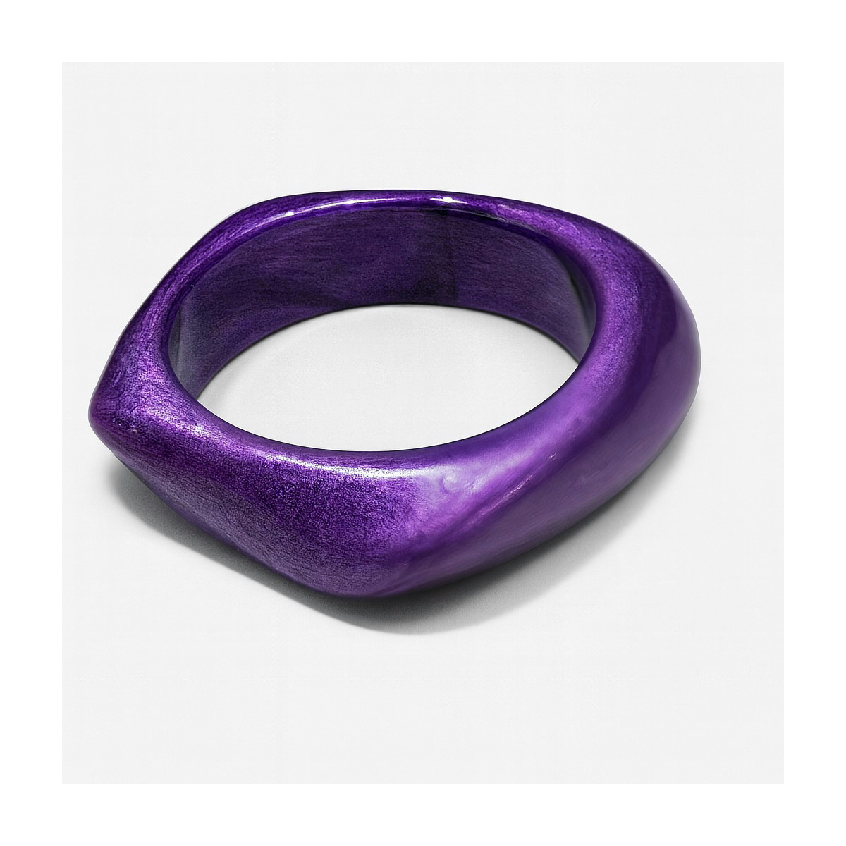 Brazalete morado iridiscente