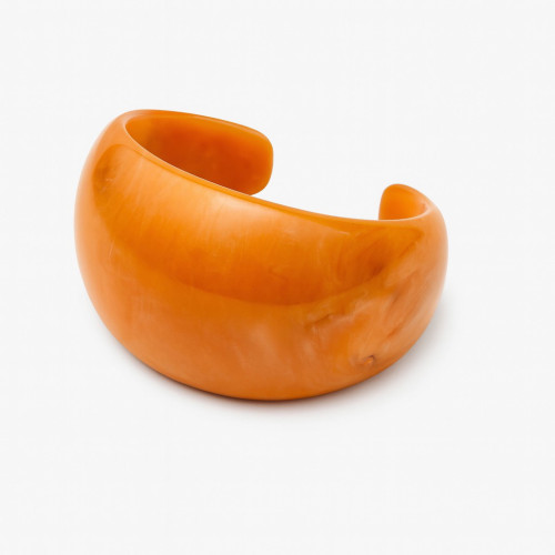 Brazalete de resina naranja