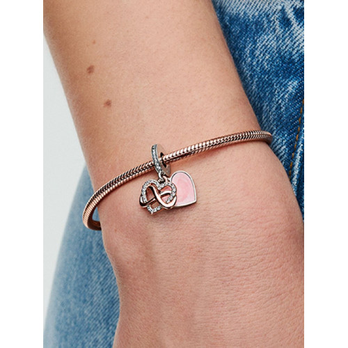 Pandora Charm Corazñon Infinito familia forever